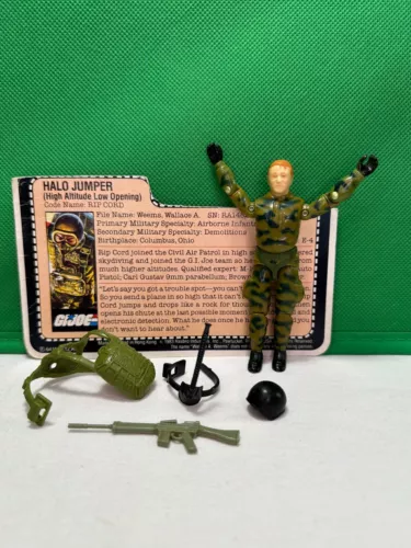 Vintage GI Joe ARAH 1984 Ripcord 100% COMPLETE + FILE CARD EXCELLENT CONDITION
