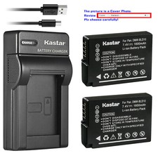 Kastar Battery Slim Charger for Panasonic Original DMW-BLD10E BLD10 DMW-BLD10PP