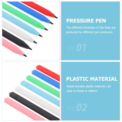 7 Pcs LCD Writing Pen Tablet Personal for Toddler Stylus Pad Replacement Pens - Zdjęcie 9 z 12