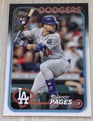Andy Pages - 2024 Topps Update Series Rookie Card - #US221 - Los