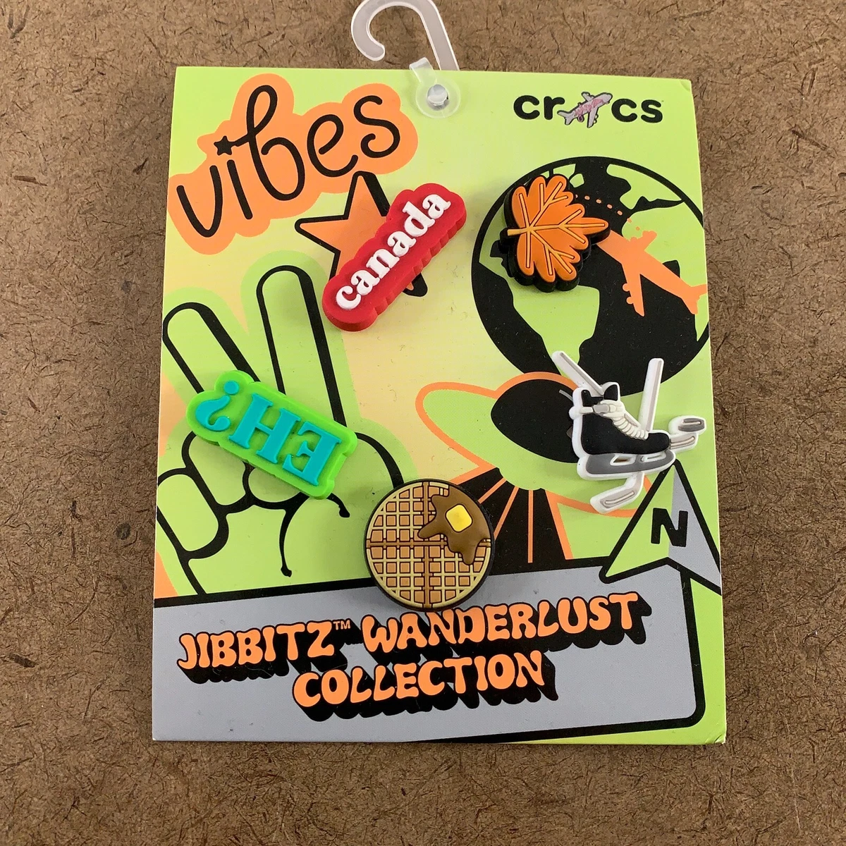 Crocs Jibbitz Charms Wanderlust Collection Canada 5 Pack Shoe