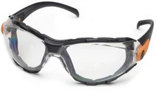 Delta Plus Go-Specs Safety Glasses Black Frame Clear Anti-Fog Lens