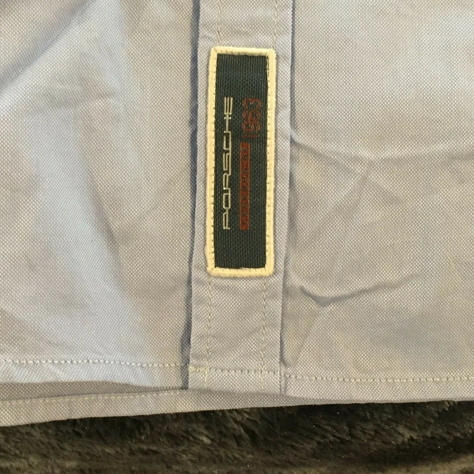PORSCHE DESIGN MEN'S NEW CLASSIC DRESS SHIRT IN BLUE EURO=M USA=S NIBWT - Image 3 of 4