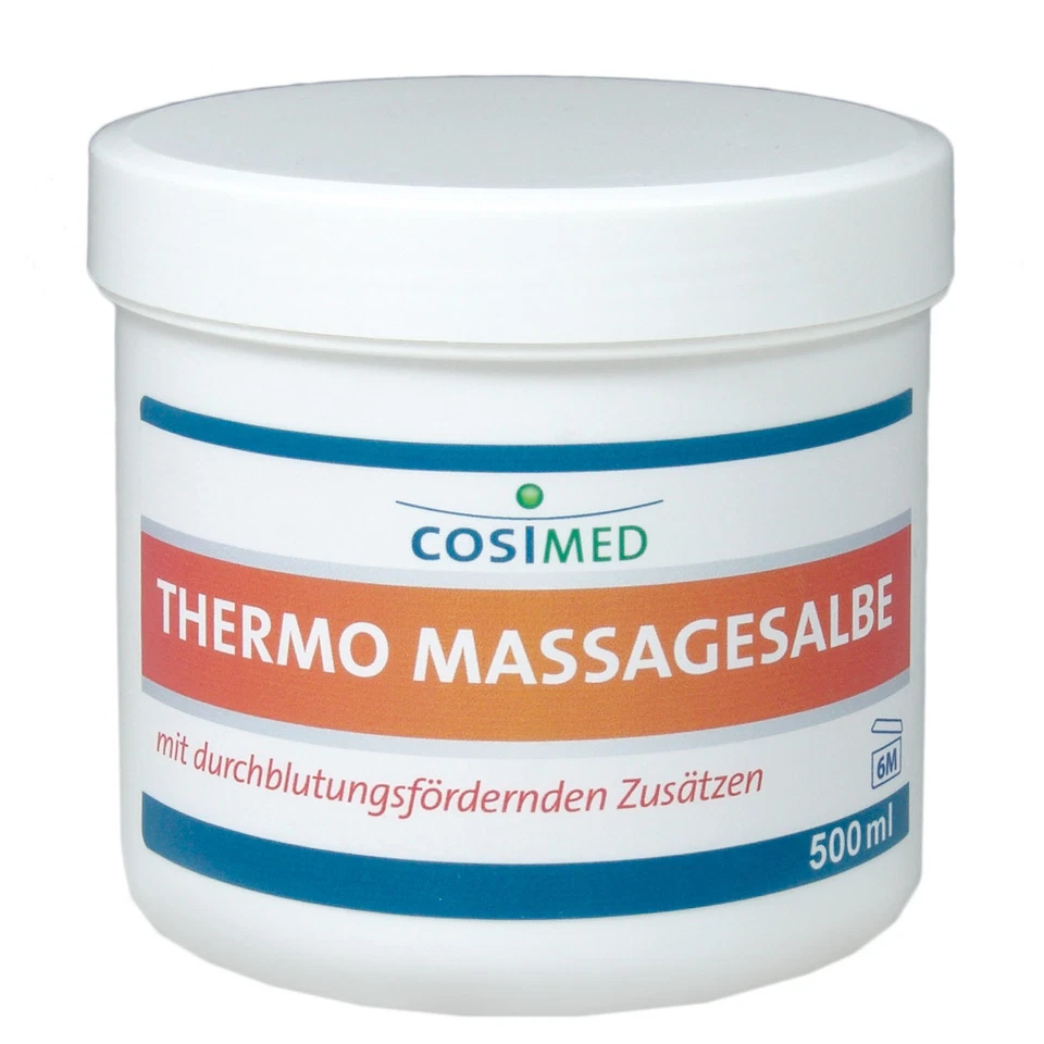 SPORT-TEC cosiMed Thermo Massagesalbe, Massage Salbe, Creme, Wärmesalbe, 500 ml