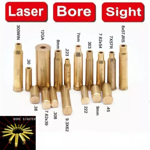Brass Red Dot Laser Cartridge Bore Sight Sighter Boresight For Rifle Scope - Bild 3 von 20