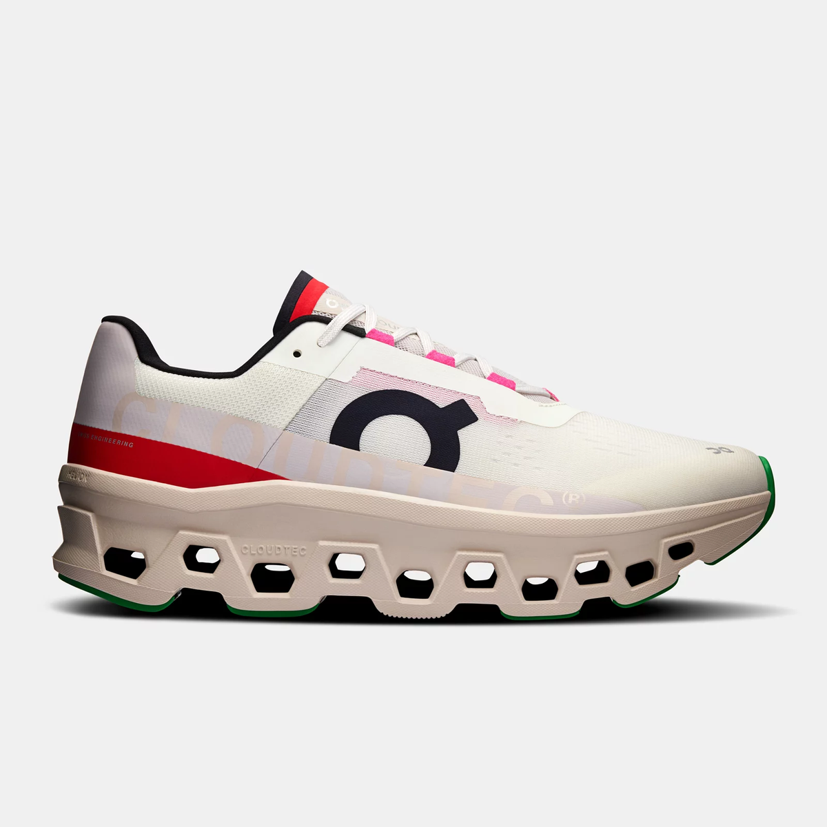 On Running Cloudmonster Ivory Pearl 61.97655 Mens Running Sneakers