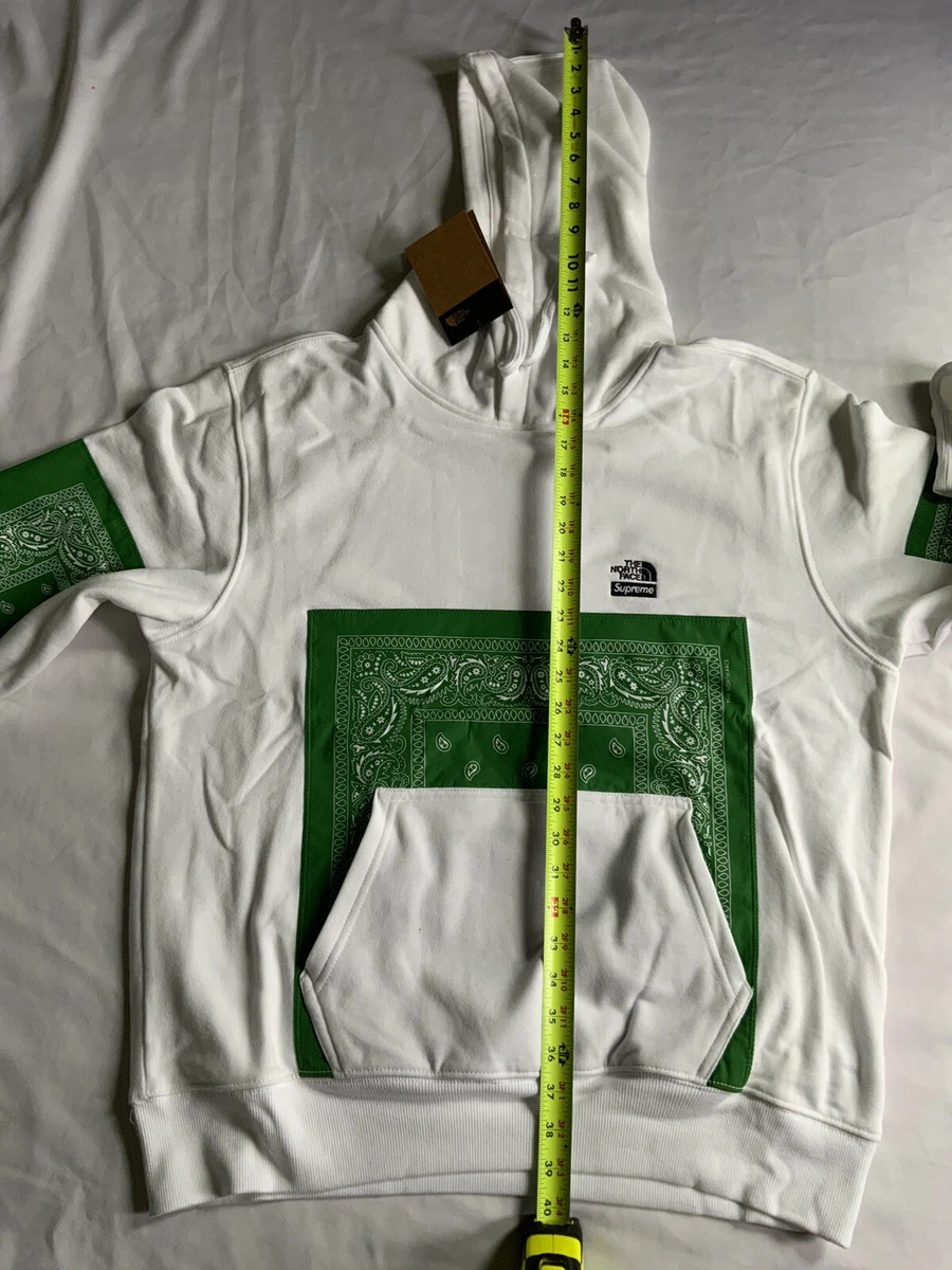 Supreme x North Face Lot Bandana Hooded Sweatshirt M Trekking Soft