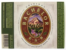 Deschutes Brewery ORIGINAL BACHELOR ESB -  beer label OR 12 oz 5.3% ABV