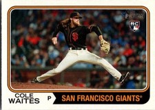 2023 Topps Heritage - Cole Waites #258 (RC)