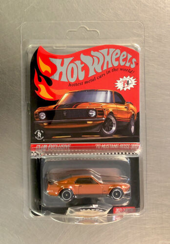 2021 HOT WHEELS RLC EXCLUSIVE REDLINE ‘70 MUSTANG BOSS 302 ORANGE WITH BUTTON - Picture 3 of 6