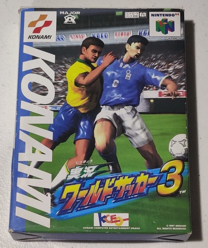 Nintendo 64 Jikkyo World Soccer 3 NSTC-J With Manual - Picture 2 of 6