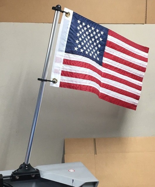 Tracker Boats Versatrack American Flag Pole Mount Made in USA eBay