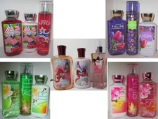 Bath & Body Works Shower Gel Lotion Fragrance Mist Lot Set of 3 u pick scent