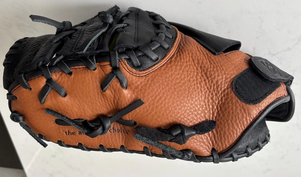 Guante de primera base MacGregor 12,5 para atrapar mano derecha modelo MCFB100X + pelota Foto 3 de 4