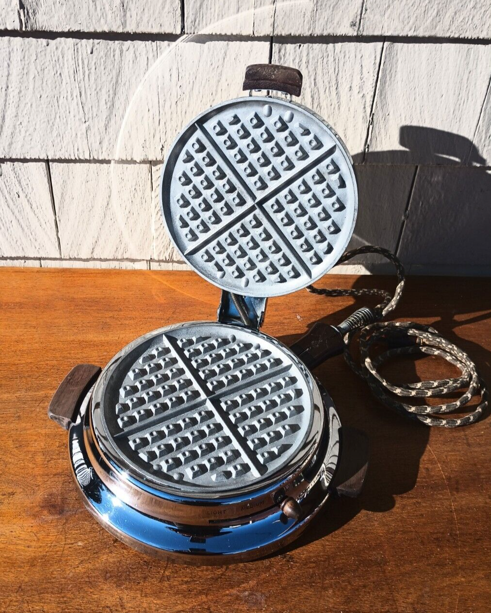 Vintage Waffle Maker - Dominion Electrical Manufacturing - Style #1309 - Works-image