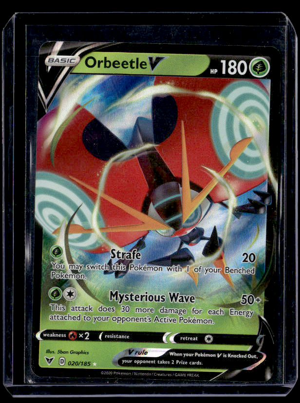 orbeetle v pokemon card Orbeetle V 020/185 - Vivid Voltage - Ultra Rare - Pokemon TCG