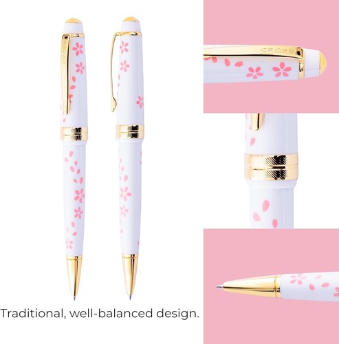 CROSS ballpoint pen oil-based Sakura Collection Bailey Light Black F Fine New - Picture 5 of 17