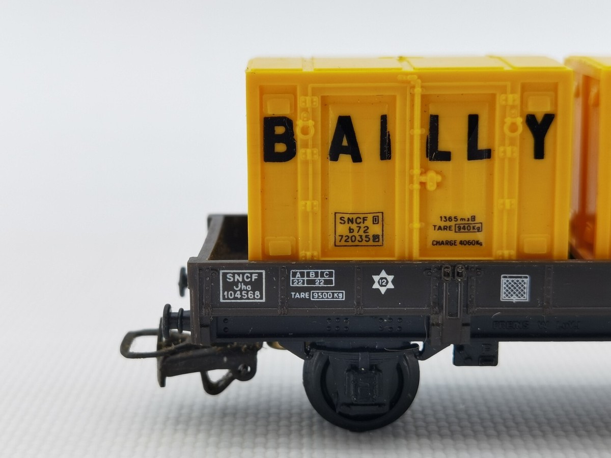 2 WAGONS MARCHANDISE a bogie jouef EUR 25,00 - PicClick FR