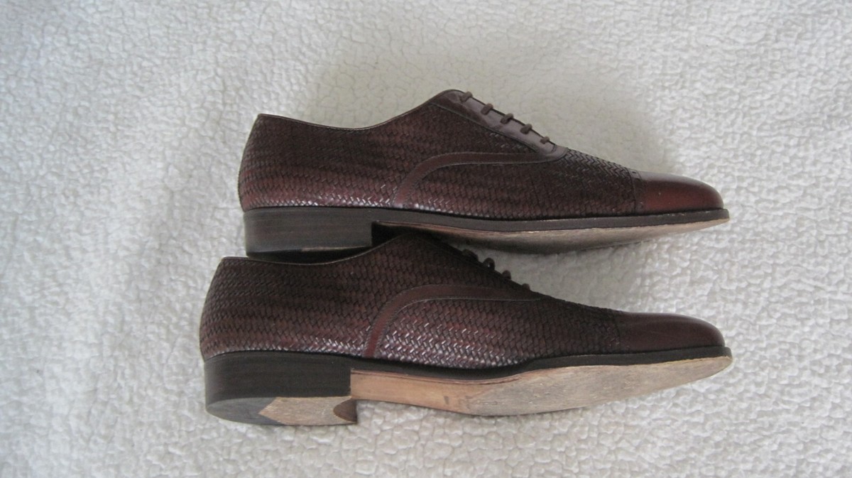 FARRAGAMO SHOES 10.5 B Ferragamo - Bentley Sand Safari Suede Dress Shoe main image 4