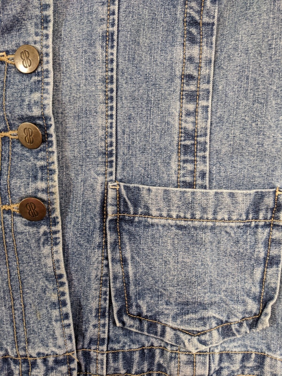 Veste En Jean Bleu Femme Billblass Jeans - Taille M, Occasion Très Bon État