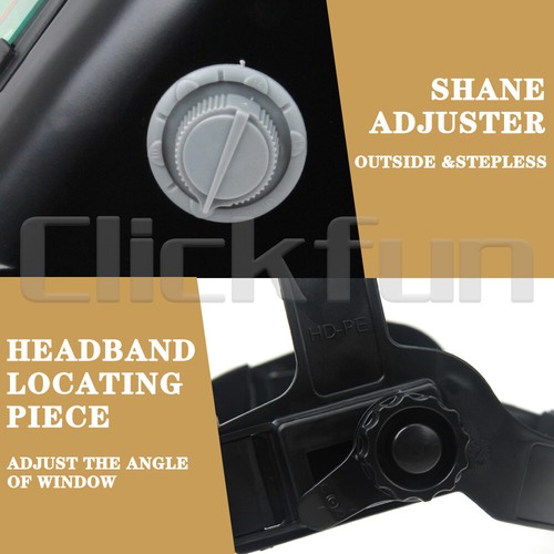 Solar Helmet Auto Darkening Welding Welder Lens Mask ARC TIG MIG MAG Large View - Picture 6 of 21