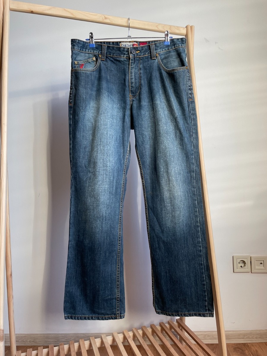 Quiksilver Quikjean Vintage Y2K Baggy Denim Size 34x32 | eBay
