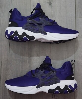 Nike Air React Presto TCU Horned Frogs Shoes NCAA Purple DB3429-500 Mens Sz 10 