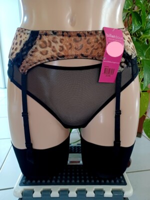 SOFT TICKET STRUMPFHALTER GRÖSSE 42/44 FARBE LEOPARD REF 803432