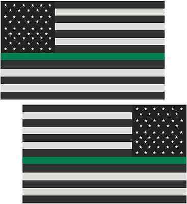 2-3" x 1.8" American US United States Flag Decal Waving SET USA Sticker car RL