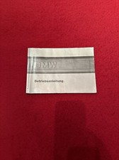 BMW E30 Betriebsanleitung 1986 Bedienungsanleitung  320 i325i Cabrio Limo 3er