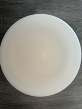 Vintage Harvest Gold Tupperware Round Cake Pie Carrier With Lid No Handle