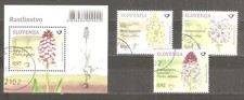 Slovenia - Flora, set and block, used /167/