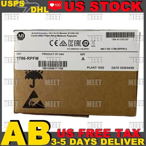 1786-RPFM Factory Sealed AB 1786-RPFM / A CONTROLNET FIBER MODULE US Free Tax