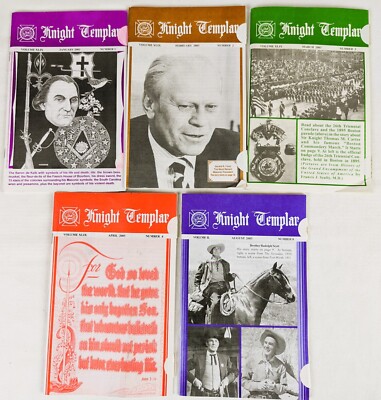 Knight Templar Magazines 2003  5 of 12 President Ford Masonic Freemasonry Lot 5