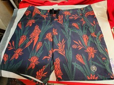 Roark men Boatman Board Shorts 32 Surf Swim Trunks 2 pocket 18 outseam  6w6