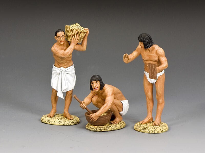 King and Country AE085 The Pyramid Plasterers statuettes de collection peintes à la main