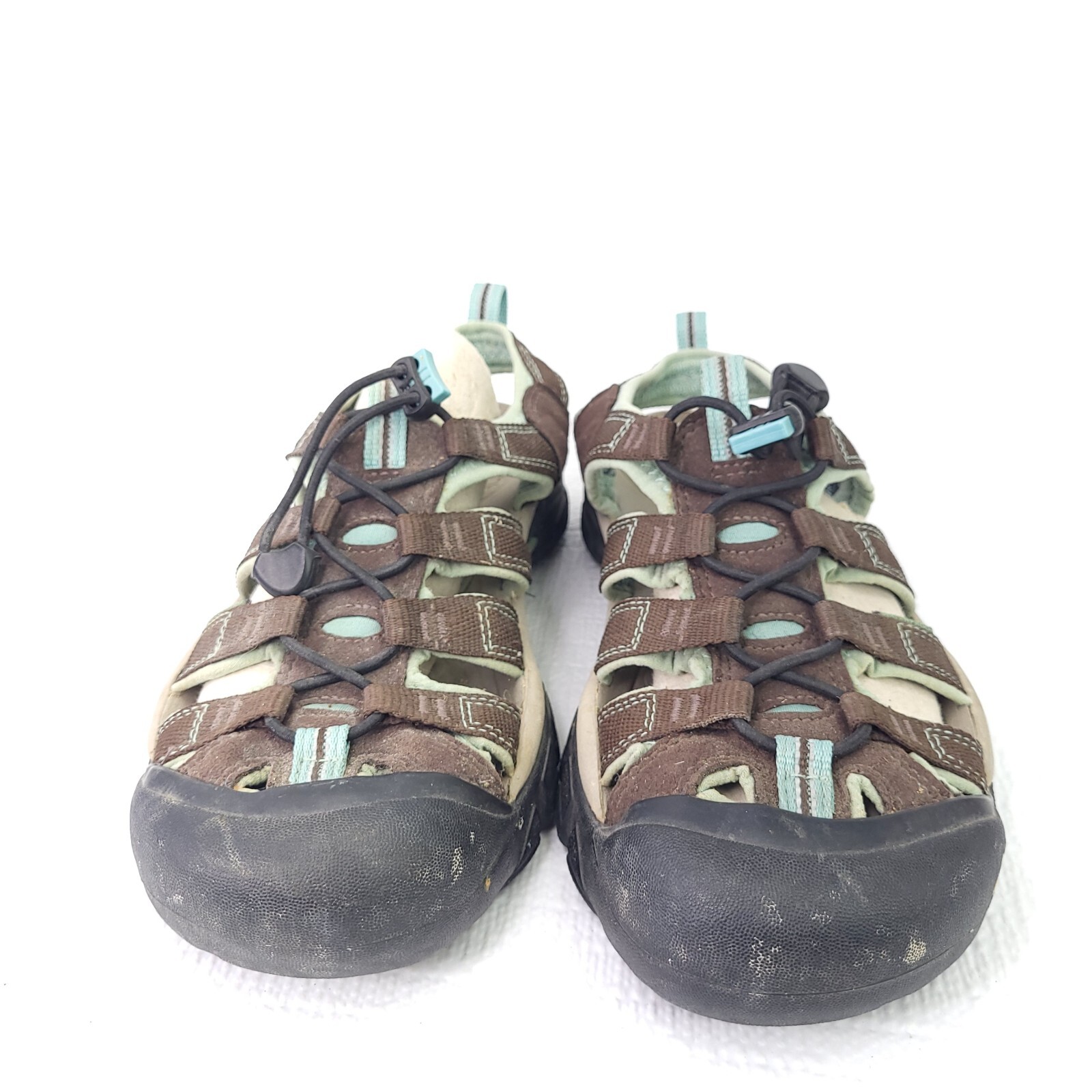 Sandali sportivi sportivi sportivi Keen Newport H2 marroni blu scarpe da donna taglia 9 5