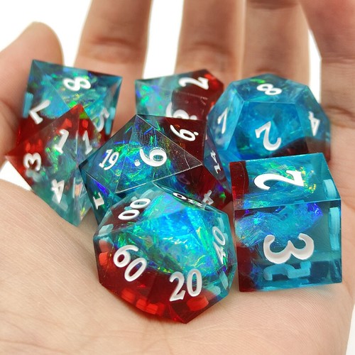 7pcs Polyhedral Dice Sets For Role Playing Party Game RPG - Picture 16 of 32