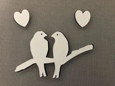 DCentral Lovebirds Flexible Screen Magnet Decor: Multipurpose