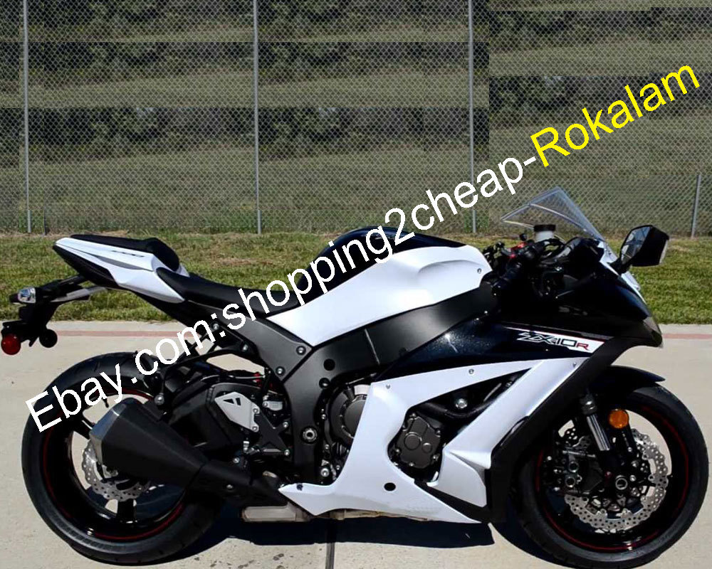 For 2011 2015 Ninja ZX-10R 11 12 13 14 15 ZX 10R ZX10R Black White