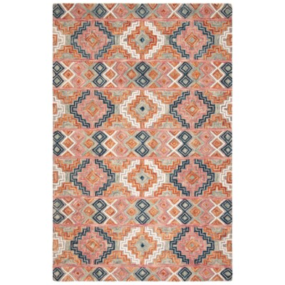 SAFAVIEH Aspen APN279P Handmade Orange / Fuchsia Rug