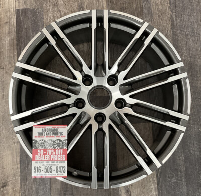 Porsche 911 14 15 16 67459 OEM wheel rim 20 x 8.5 Front CNC Charcoal | eBay
