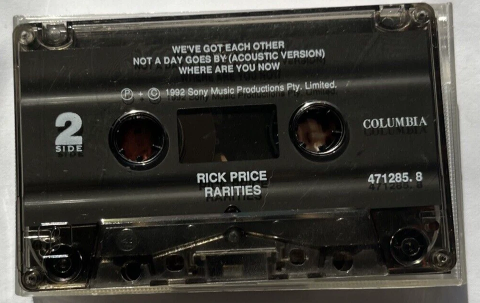 Rick Price Rarities Cassette Tape 1992 Australian Pop Soul Singer Sony VGC - Image 3 of 4