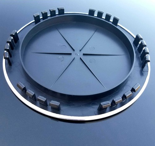 02-06 CADILLAC ESCALADE 17" ALUMINUM WHEEL CENTER HUB CAPS 6 LUG RIM COVER SET - Picture 5 of 13