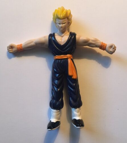 1989 Dragon Ball Z RARE 3.5" PVC Mini Figure Super Saiyan GOHAN! Blue Ghee 1989 Dragon Ball Z RARE 3.5" PVC Mini Figure Super Saiyan GOHAN! Blue Ghee