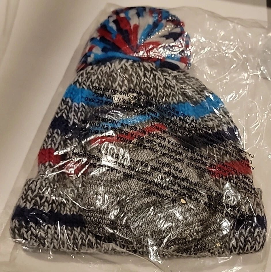 Juego de guantes gorro "Construcción" a rayas The Children's Place para niños pequeños Foto 4 de 4