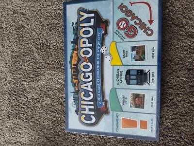 Late for the Sky Chicago-Opoly. A Fun Game ￼Celebrating The Windy City.