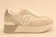 LIU JO DREAMY 02 BA4081 PX031 ginnastica donna in pelle e tessuto bianco 04370