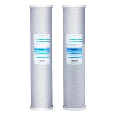 Geekpure Carbon Block Whole House Replacemen Water Filter 20" x 4.5" 5Mic Pack 2