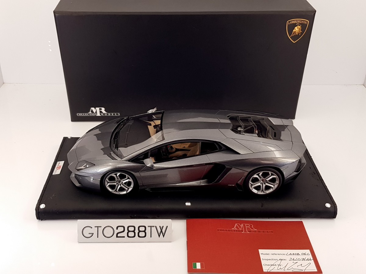 MR 1:18 scale Lamborghini Aventador LP700-4(Grigio Estoque